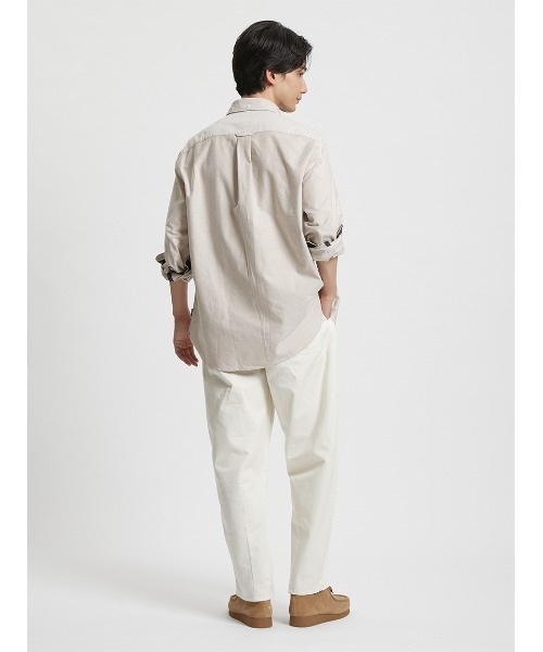 Barbour(バブアー)の「公式ショップ限定|Authenticオックスフォードシャツ(シャツ/ブラウス・メンズ・ライトベージュ/ブルー/グリーン/レッド・X-LARGE/SMALL/LARGE/MEDIUM)」の7枚目の写真