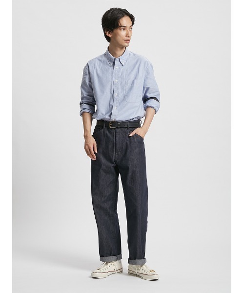 Barbour(バブアー)の「公式ショップ限定|Authenticオックスフォードシャツ(シャツ/ブラウス・メンズ・ライトベージュ/ブルー/グリーン/レッド・X-LARGE/SMALL/LARGE/MEDIUM)」の11枚目の写真