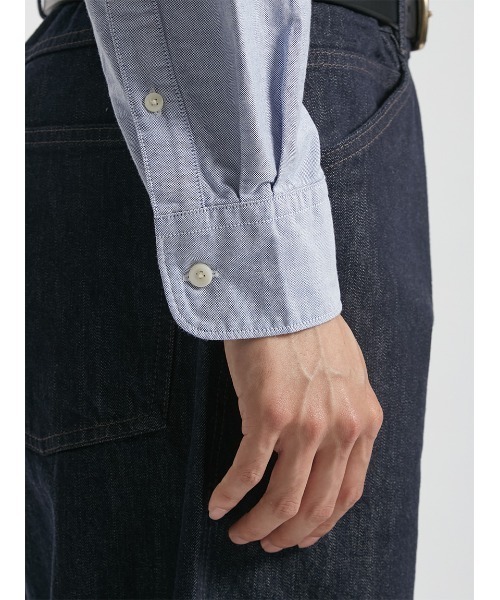 Barbour(バブアー)の「公式ショップ限定|Authenticオックスフォードシャツ(シャツ/ブラウス・メンズ・ライトベージュ/ブルー/グリーン/レッド・X-LARGE/SMALL/LARGE/MEDIUM)」の18枚目の写真