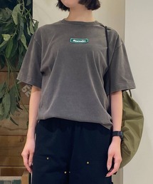 GREEN BOWL（グリーンボウル）の「ロマン【Romon】Fade Wash T-Shirts(ワッペン）（Tシャツ/カットソー）」