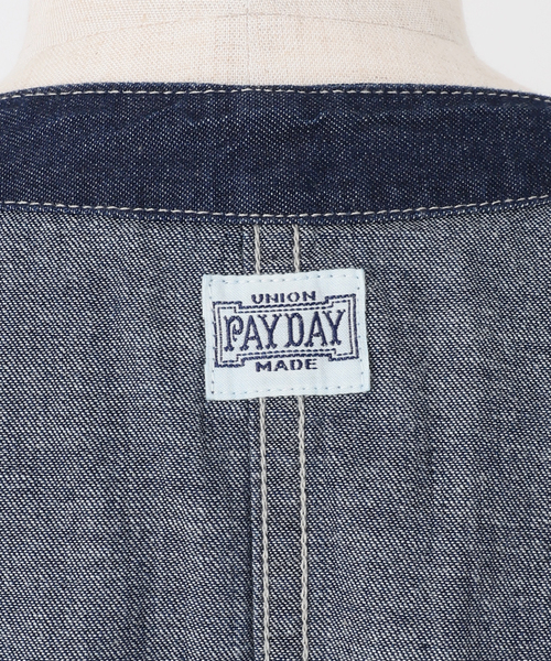 FRAMeWORK（フレームワーク）の「PAYDAY/ペイデイ 別注ライトオンスエンジニアジャケット（デニムジャケット・レディース・ブルー/ネイビー・FREE）」の9枚目の写真