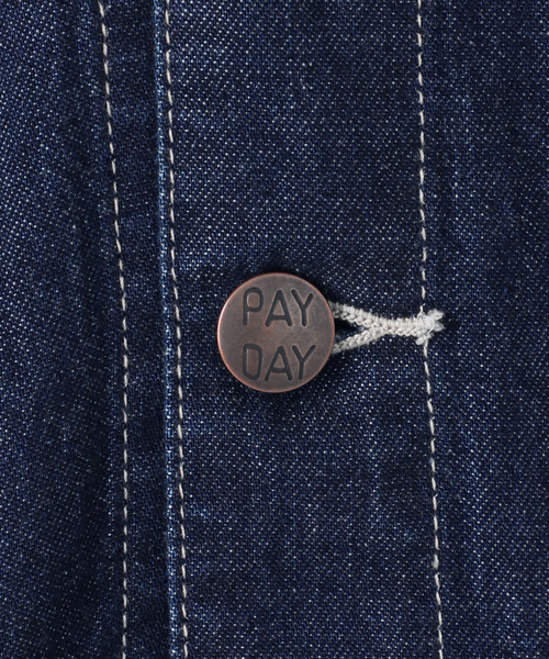 FRAMeWORK（フレームワーク）の「PAYDAY/ペイデイ 別注ライトオンスエンジニアジャケット（デニムジャケット・レディース・ブルー/ネイビー・FREE）」の8枚目の写真