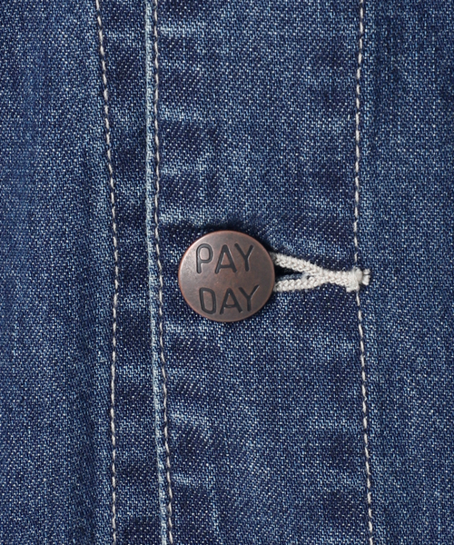 FRAMeWORK（フレームワーク）の「PAYDAY/ペイデイ 別注ライトオンスエンジニアジャケット（デニムジャケット・レディース・ブルー/ネイビー・FREE）」の7枚目の写真
