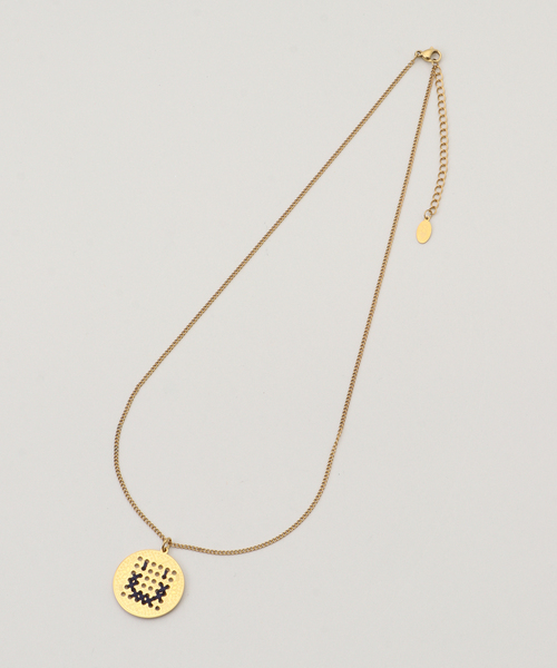 VERMEIL par iena(ヴェルメイユパーイエナ)の「L'EIGHT STUDIO レイトスタジオ BASE NECKLACE SMILE(ネックレス・レディース・ブラック・FREE)」の7枚目の写真