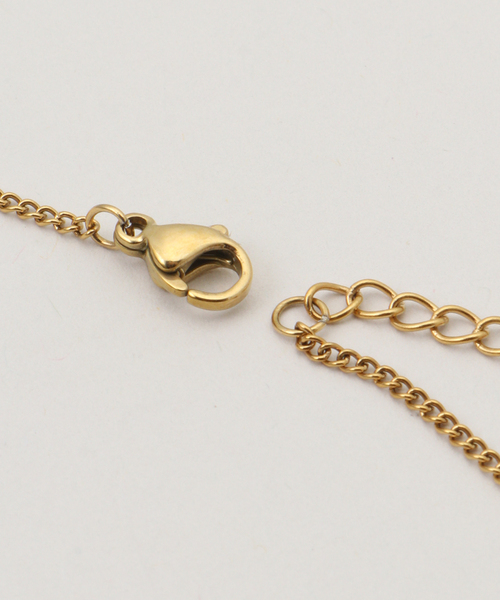 VERMEIL par iena(ヴェルメイユパーイエナ)の「L'EIGHT STUDIO レイトスタジオ BASE NECKLACE SMILE(ネックレス・レディース・ブラック・FREE)」の2枚目の写真