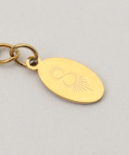 VERMEIL par iena(ヴェルメイユパーイエナ)の「L'EIGHT STUDIO レイトスタジオ BASE NECKLACE SMILE(ネックレス・レディース・ブラック・FREE)」の3枚目の写真