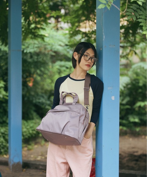 le coq sportif（ルコックスポルティフ）の「le coq sportif/ルコックスポルティフ ６Ｗ０９ ボストンバッグ  20276（ボストンバッグ・レディース・ピンク/ブラック/グレー・FREE）」の7枚目の写真