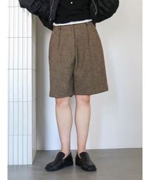ヘリンボーンショートパンツ