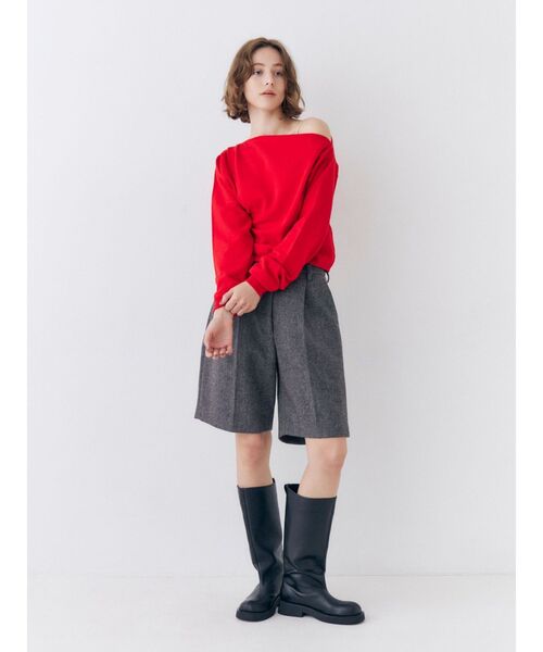 Ungrid（アングリッド）の「ヘリンボーンショートパンツ（その他パンツ・レディース・ブラウン/グレー・FREE）」の9枚目の写真