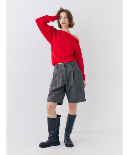 Ungrid（アングリッド）の「ヘリンボーンショートパンツ（その他パンツ・レディース・ブラウン/グレー・FREE）」の10枚目の写真