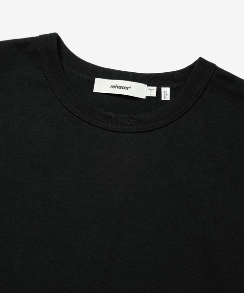 rehacer（レアセル）の「rehacer : Botanical Layered Wide CS / ボタニカルレイヤード ワイドカットソー（Tシャツ/カットソー・レディース・ブラック/ホワイト・MEDIUM/SMALL）」の19枚目の写真