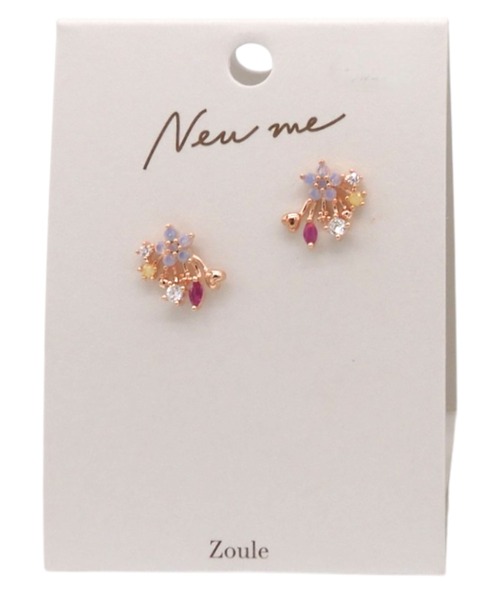 Zoule（ゾーラ）の「Zoule ゾーラ：”New me”シリーズ　autumn flower　ピアス（ピアス（両耳用）・レディース・ピンクゴールド・FREE）」の6枚目の写真