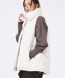 【KWD/ケーダブルディー】スタンドカラーダウンベスト/STAND COLLAR DOWN VEST/ダウン/ベスト