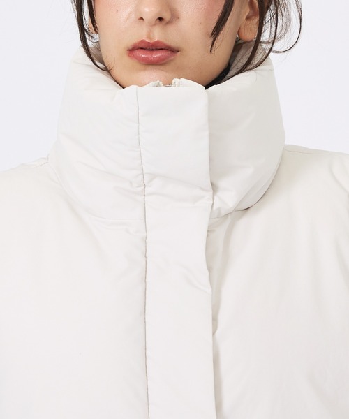 KWD(ケーダブルディー)の「【KWD/ケーダブルディー】スタンドカラーダウンベスト/STAND COLLAR DOWN VEST/ダウン/ベスト(ダウンベスト・レディース・ブラック/アイボリー・フリー)」の18枚目の写真