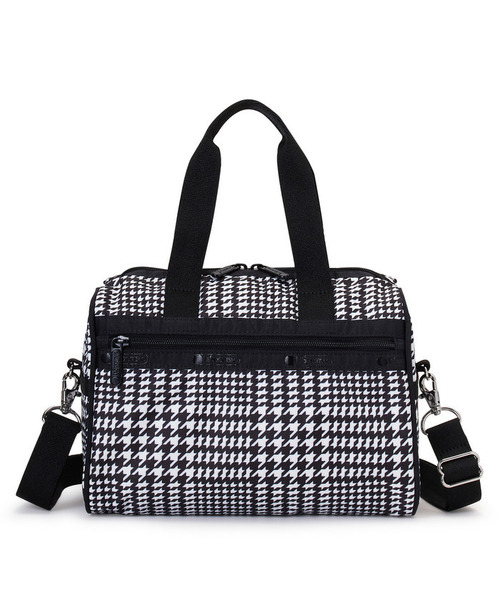 LeSportsac(レスポートサック)の「EVERYDAY SM SATCHEL シティハウンドトゥース(ショルダーバッグ・レディース・ブラック・FREE)」の4枚目の写真
