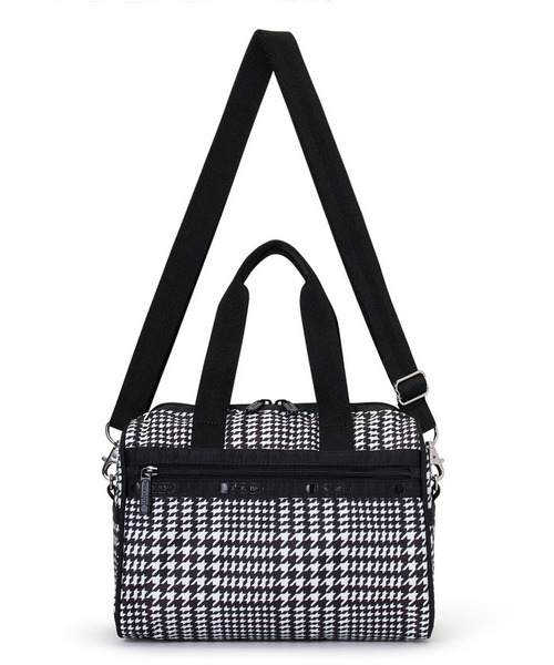 LeSportsac(レスポートサック)の「EVERYDAY SM SATCHEL シティハウンドトゥース(ショルダーバッグ・レディース・ブラック・FREE)」の7枚目の写真