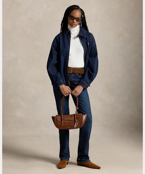 POLO RALPH LAUREN(ポロ ラルフ ローレン)の「デニム バブル ジップ ジャケット(デニムジャケット・レディース・ブルー・XXS/XS/L/M/S)」の6枚目の写真