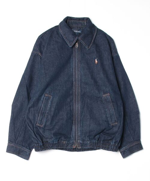 POLO RALPH LAUREN(ポロ ラルフ ローレン)の「デニム バブル ジップ ジャケット(デニムジャケット・レディース・ブルー・XXS/XS/L/M/S)」の3枚目の写真