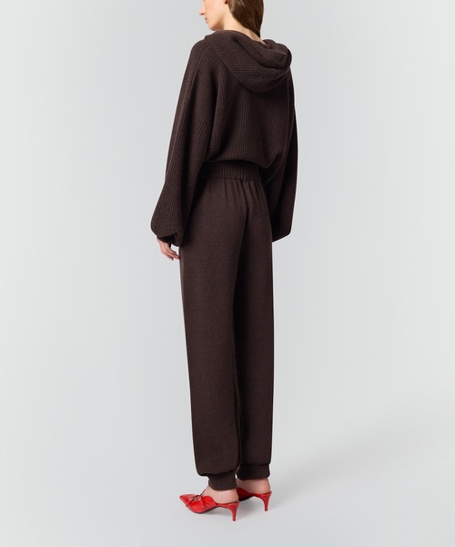 MSGM(エムエスジーエム)の「エンブロイダリー ニットジョガーパンツ(その他パンツ・レディース・ブラウン/ベージュ・S)」の7枚目の写真