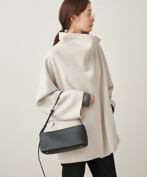 plage（プラージュ）の「《WEB限定追加》HAMILTON DRAPE HALF コート（その他アウター・レディース・アイボリー・36/38）」の17枚目の写真