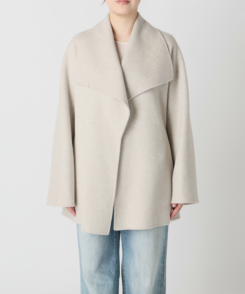 plage（プラージュ）の「《WEB限定追加》HAMILTON DRAPE HALF コート（その他アウター・レディース・アイボリー・36/38）」の19枚目の写真
