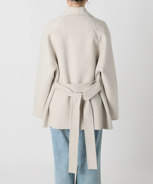 plage（プラージュ）の「《WEB限定追加》HAMILTON DRAPE HALF コート（その他アウター・レディース・アイボリー・36/38）」の21枚目の写真