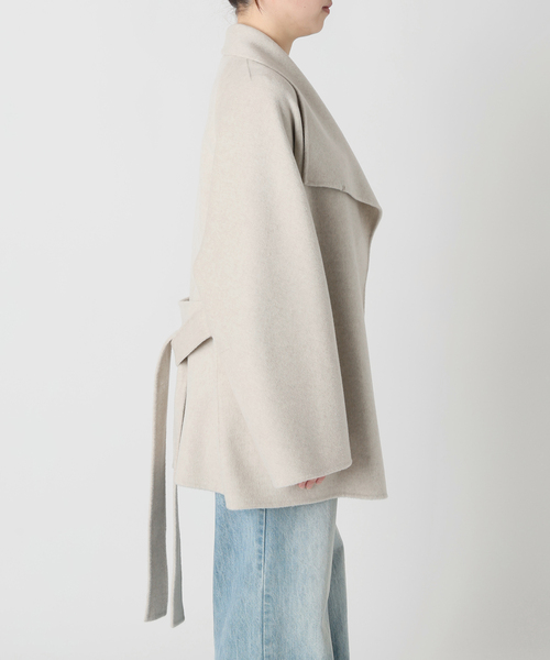 plage（プラージュ）の「《WEB限定追加》HAMILTON DRAPE HALF コート（その他アウター・レディース・アイボリー・36/38）」の22枚目の写真