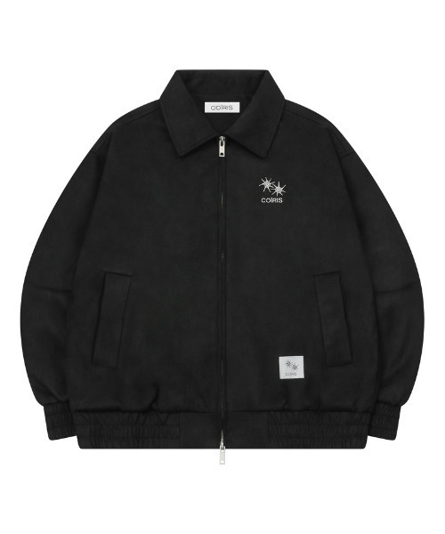 COIRIS(コイリス)の「◇COIRIS◇ブランド直輸入正規品/ブロウン ツーウェイ スエードジャケット Blown Two-Way Suede Jacket Unisex(ブルゾン・レディース・ブラック・FREE)」の3枚目の写真