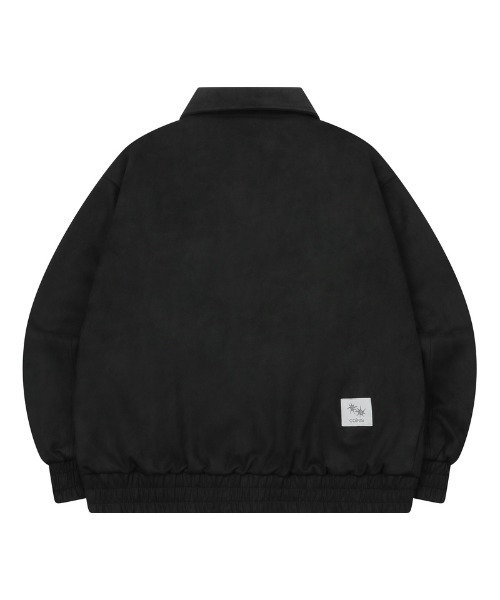 COIRIS(コイリス)の「◇COIRIS◇ブランド直輸入正規品/ブロウン ツーウェイ スエードジャケット Blown Two-Way Suede Jacket Unisex(ブルゾン・レディース・ブラック・FREE)」の4枚目の写真
