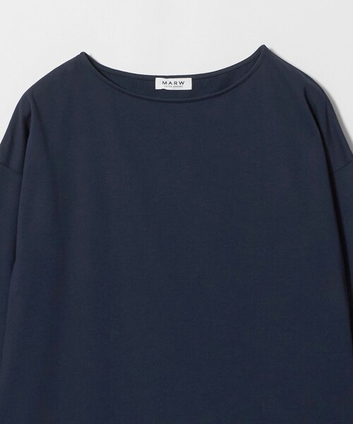 MARW UNITED ARROWS(マルゥ ユナイテッドアローズ)の「<MARW UNITED ARROWS>ボートネック ロングスリーブ カットソー(Tシャツ/カットソー・レディース・ライトグレー/ブラック/ネイビー・FREE)」の17枚目の写真