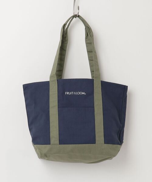 FRUIT OF THE LOOM（フルーツオブザルーム）の「【FRUIT OF THE LOOM/フルーツオブザルーム】CANVAS TOTE BAG M キャンバストート（トートバッグ・メンズ・ネイビー/ライトブラウン/グリーン/オフホワイト/ベージュ/ブルー/レッド系その他・FREE）」の5枚目の写真
