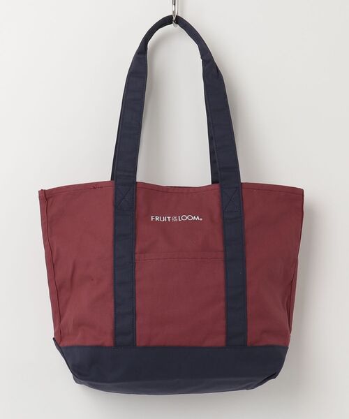 FRUIT OF THE LOOM（フルーツオブザルーム）の「【FRUIT OF THE LOOM/フルーツオブザルーム】CANVAS TOTE BAG M キャンバストート（トートバッグ・メンズ・ネイビー/ライトブラウン/グリーン/オフホワイト/ベージュ/ブルー/レッド系その他・FREE）」の7枚目の写真