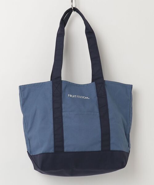 FRUIT OF THE LOOM（フルーツオブザルーム）の「【FRUIT OF THE LOOM/フルーツオブザルーム】CANVAS TOTE BAG M キャンバストート（トートバッグ・メンズ・ネイビー/ライトブラウン/グリーン/オフホワイト/ベージュ/ブルー/レッド系その他・FREE）」の6枚目の写真