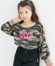 LOVE BOAT（ラブ・ボート）の「【LOVE BOAT】２点セット（長袖総柄Ｔシャツ＋タンクトップ）（Tシャツ/カットソー）」