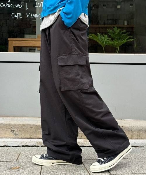 SIGNATURE（シグネチャ）の「ハーフバンディングカーブドカーゴパンツ[ブラック]（その他パンツ・レディース・その他・MEDIUM/LARGE）」の8枚目の写真