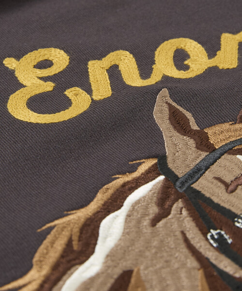 FREAK'S STORE（フリークスストア）の「限定展開 ホース アソート刺繍 スウェット（スウェット・メンズ・グレー/チャコールグレー/オフホワイト/ネイビー・LARGE/MEDIUM/X-LARGE）」の9枚目の写真