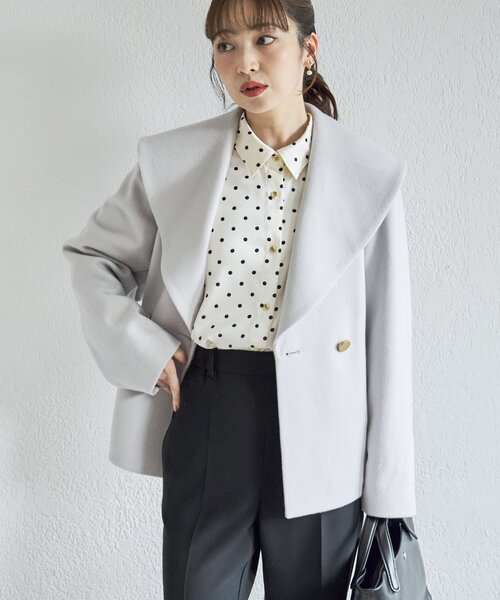 La boutique BonBon(ラブティックボンボン)の「プリントヴィンテージサテンシャツ(シャツ/ブラウス・レディース・ブラウン/オフホワイト・FREE)」の13枚目の写真
