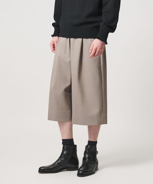 LOEFF(ロエフ)の「<LOEFF>ポリエステルラチネ ガウチョ パンツ MENS(その他パンツ・メンズ・ダークグレー/ブラック/ベージュ・2/1)」の3枚目の写真