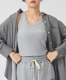 【IRONING/アイロニング】SHEER RIB TANK タンクトップ