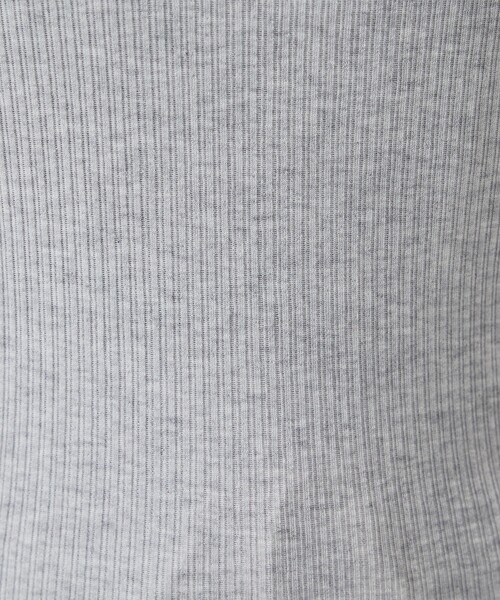 Rouge vif(ルージュヴィフ)の「【IRONING/アイロニング】SHEER RIB TANK タンクトップ(タンクトップ・レディース・ライトグレー・フリー)」の7枚目の写真
