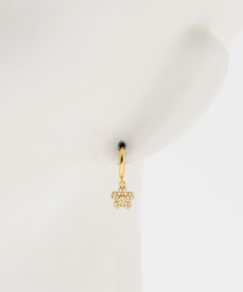 UNITED ARROWS（ユナイテッドアローズ）の「ミニフラワー&フープ ピアス（ピアス（両耳用）・レディース・ゴールド/シルバー・FREE）」の7枚目の写真