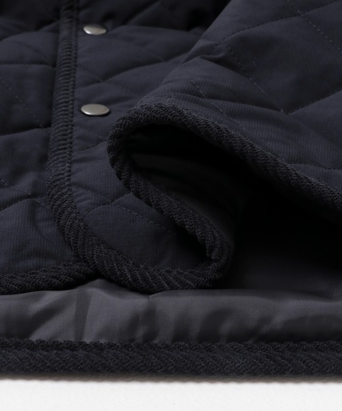 ITEMS URBANRESEARCH(アイテムズ アーバンリサーチ)の「襟コーデュロイ中綿 キルティングジャケット(ダウンジャケット/コート・メンズ・ネイビー/ベージュ/ブラック/ブルー系その他/ベージュ系その他/ブラック系その他・MEDIUM/LARGE)」の13枚目の写真