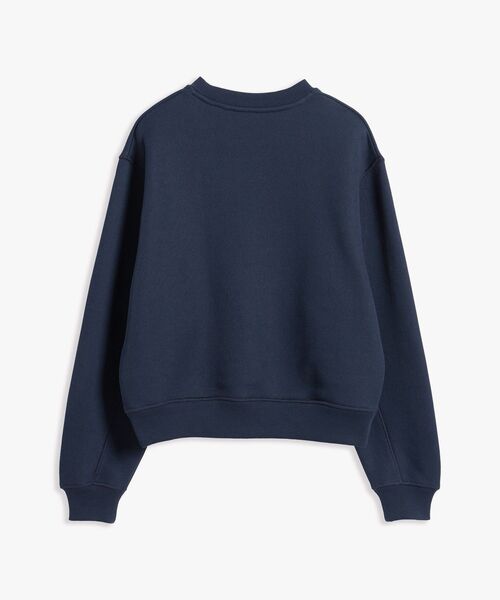 TOMMY HILFIGER（トミーヒルフィガー）の「クルーネックスウェットプルオーバー（スウェット・レディース・ネイビー/ホワイト・SMALL/MEDIUM/X-SMALL）」の8枚目の写真