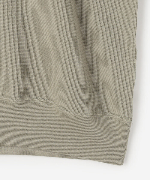 Sanca(サンカ)の「Sanca | コットンヘンプ サーフニットプルオーバー MEN(Tシャツ/カットソー・メンズ・グレー/グリーン系その他・3/2)」の7枚目の写真