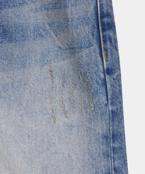 MAISON MINED(メゾンミネド)の「ヴィンテージダメージデニムパンツ ブルー(デニムパンツ・メンズ・その他・MEDIUM/LARGE)」の11枚目の写真