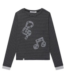 Cavish | CAVISH／ボーダーミュージックロンT(Tシャツ/カットソー)