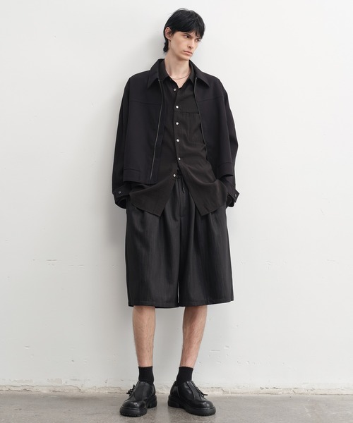 tageechita（タジチタ）の「【IFANDONLYIF】パネル切替 クロップドジャケット（ブルゾン・レディース・ブラック・L/M/S）」の7枚目の写真