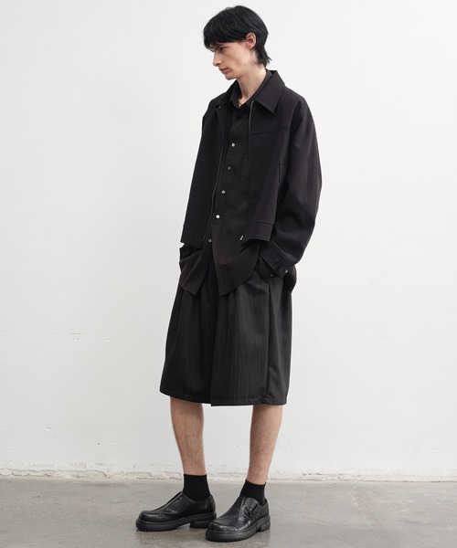 tageechita（タジチタ）の「【IFANDONLYIF】パネル切替 クロップドジャケット（ブルゾン・レディース・ブラック・L/M/S）」の10枚目の写真