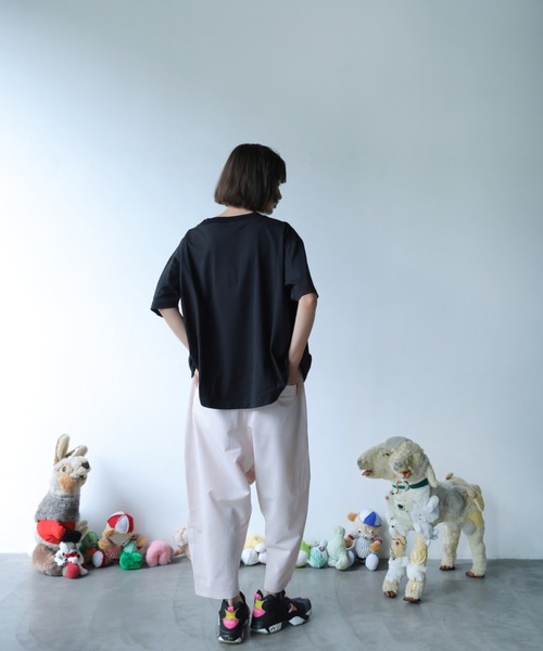 BEDSIDEDRAMA(ベットサイドドラマ)の「bedsidedrama/ベッドサイドドラマ/NOSTALGIC POCKET PANTS(その他パンツ・レディース・ブラック/ピンク・2/1)」の22枚目の写真