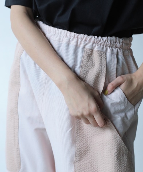 BEDSIDEDRAMA(ベットサイドドラマ)の「bedsidedrama/ベッドサイドドラマ/NOSTALGIC POCKET PANTS(その他パンツ・レディース・ブラック/ピンク・2/1)」の3枚目の写真